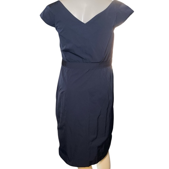 Theory Marlin Blue Short Sleeve "Amandana" Dress sz 6 - Picture 5 of 7